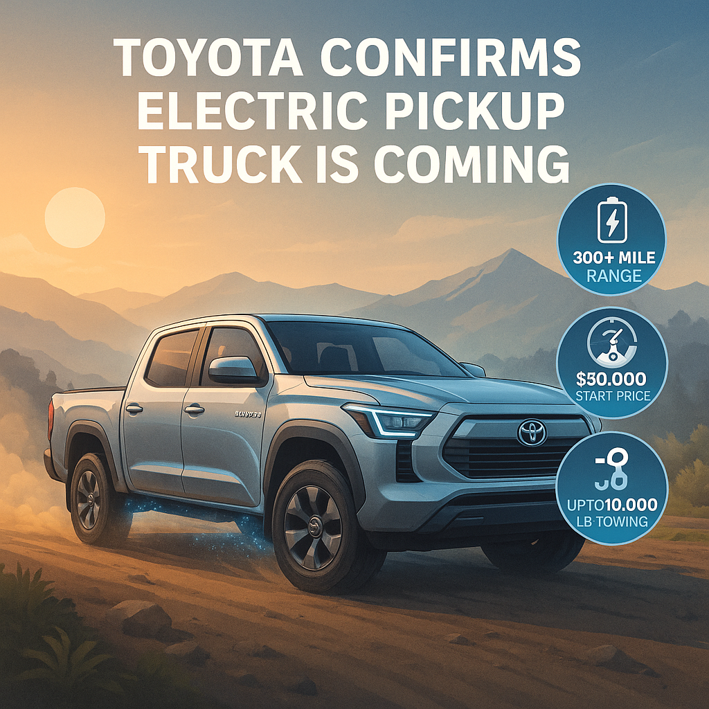 Toyota Confirms an Electric Pickup Truck Is Coming Soon Everything We Know So Far