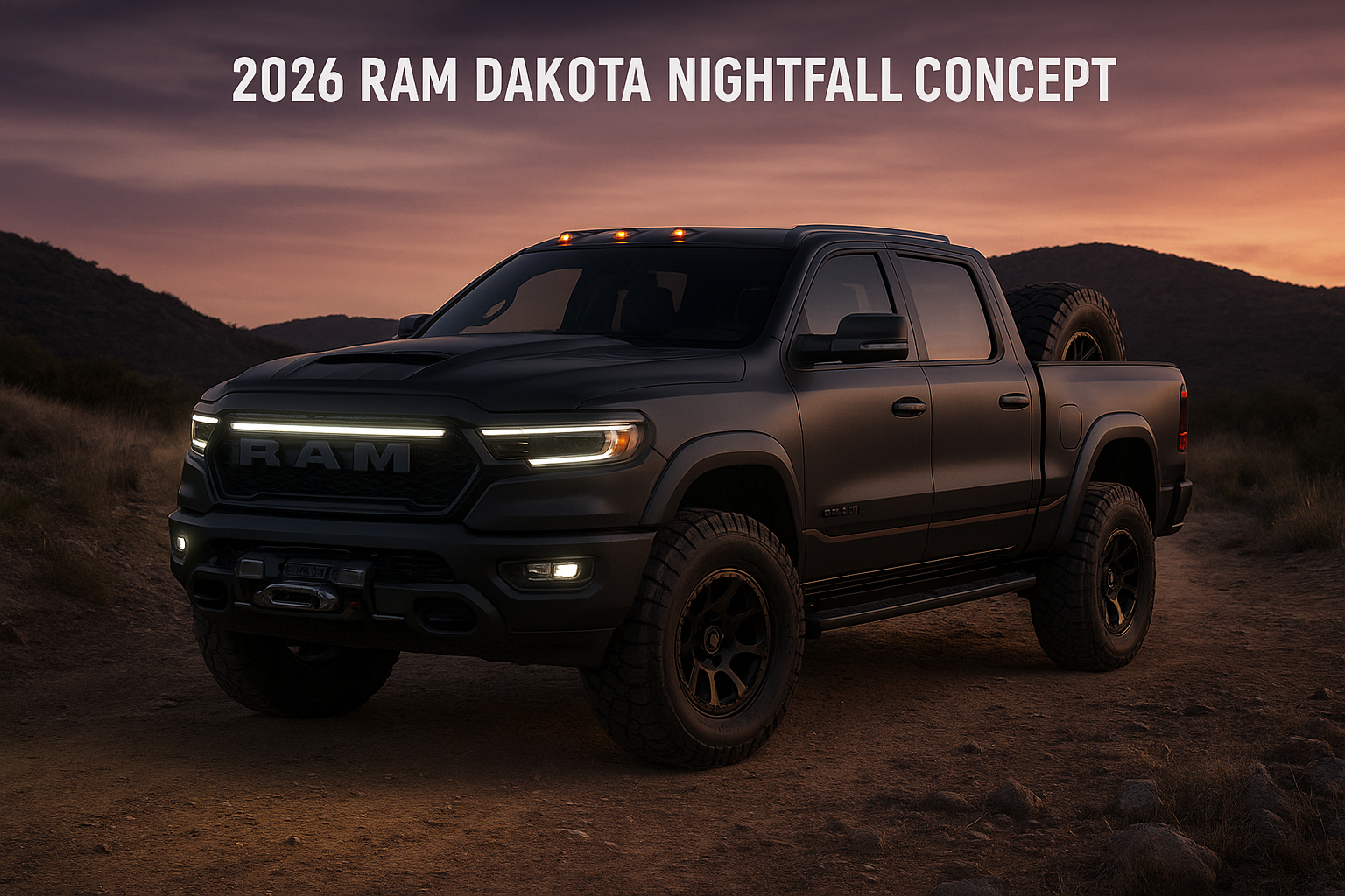 2026 Dakota Nightfall Concept Steals the Spotlight A Rugged Icon Reimagined
