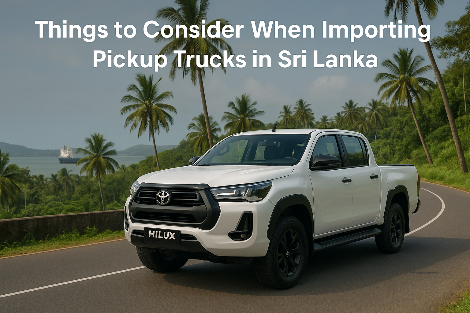 Things to Consider When Importing Pickup Trucks Sri Lanka