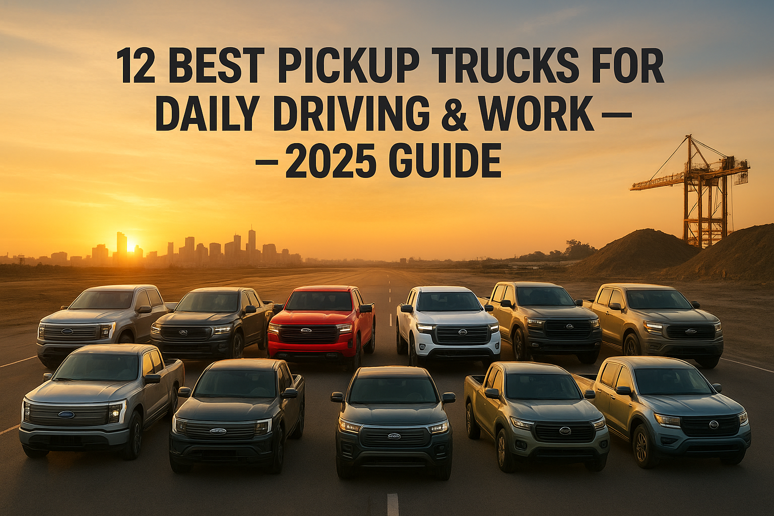 12 Best Pickup Trucks for Daily Driving and Work Use