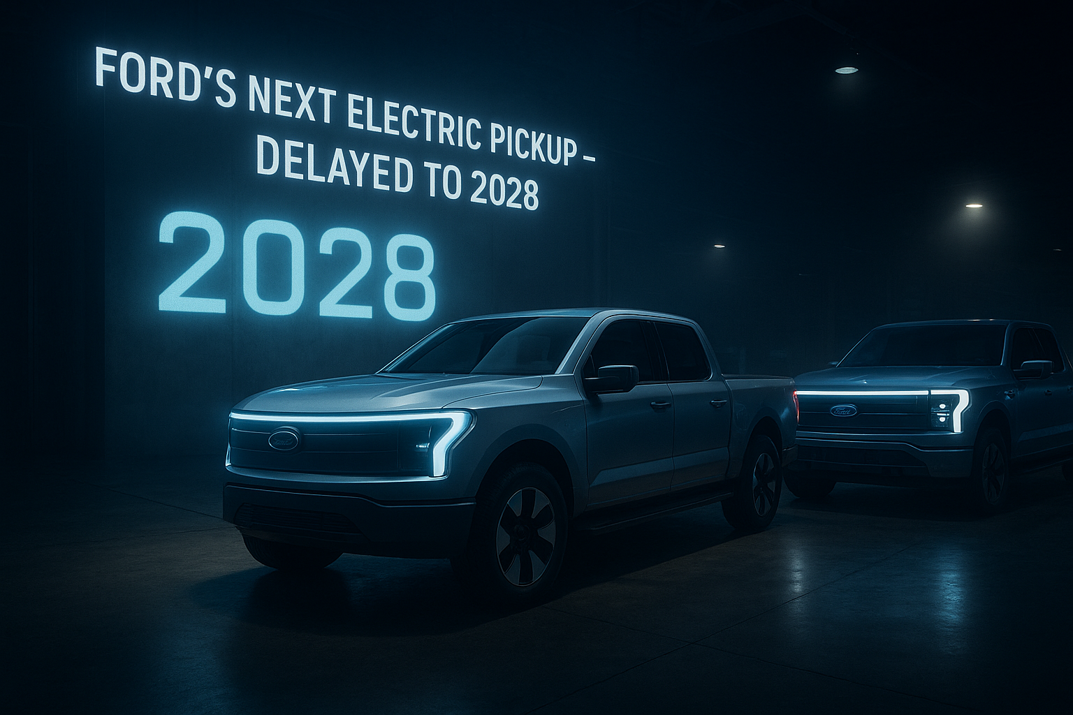The Surprising Delay Fords Electric Pickup Truck Now Pushed to 2028