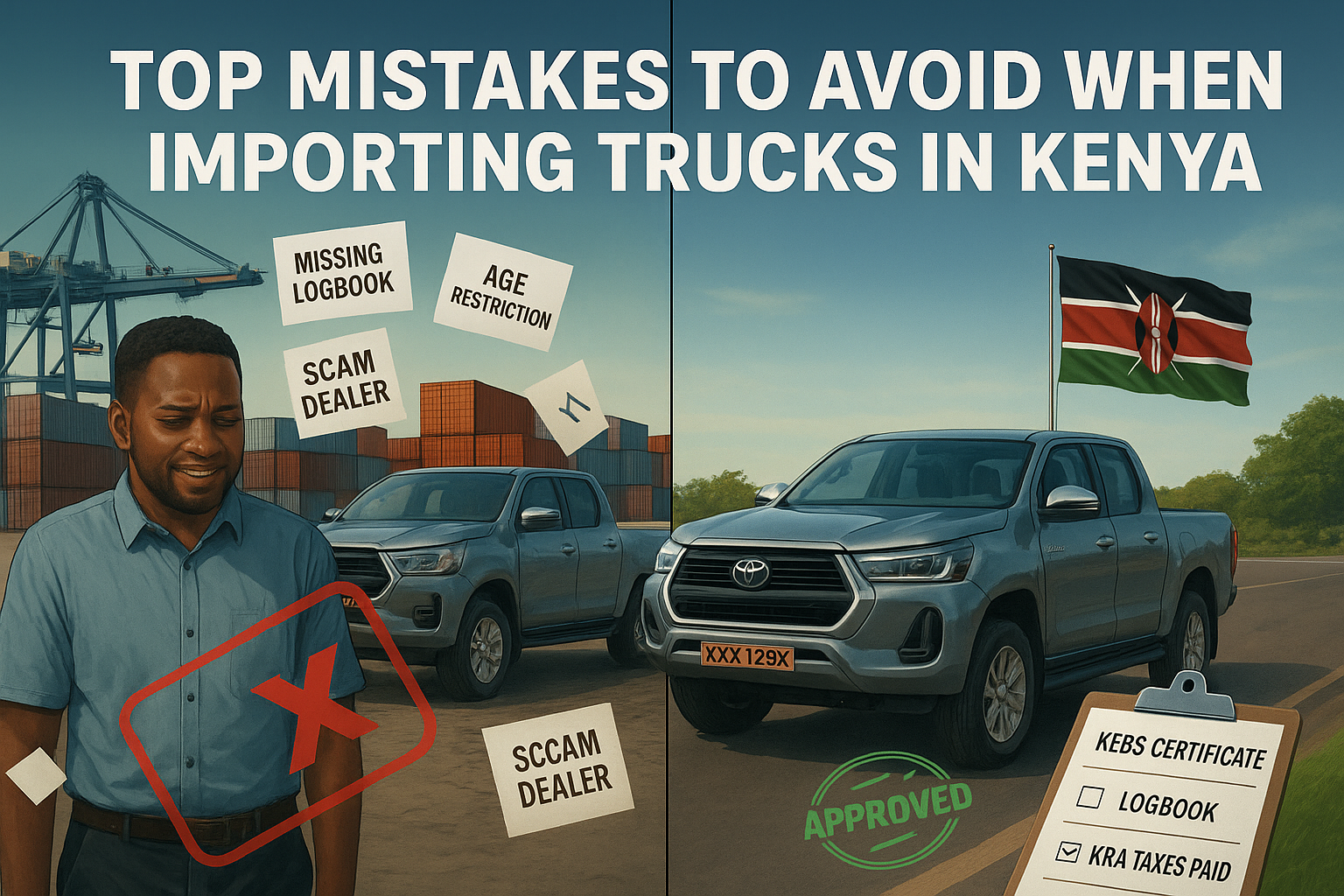 Top Mistakes to Avoid When Importing Trucks in Kenya
