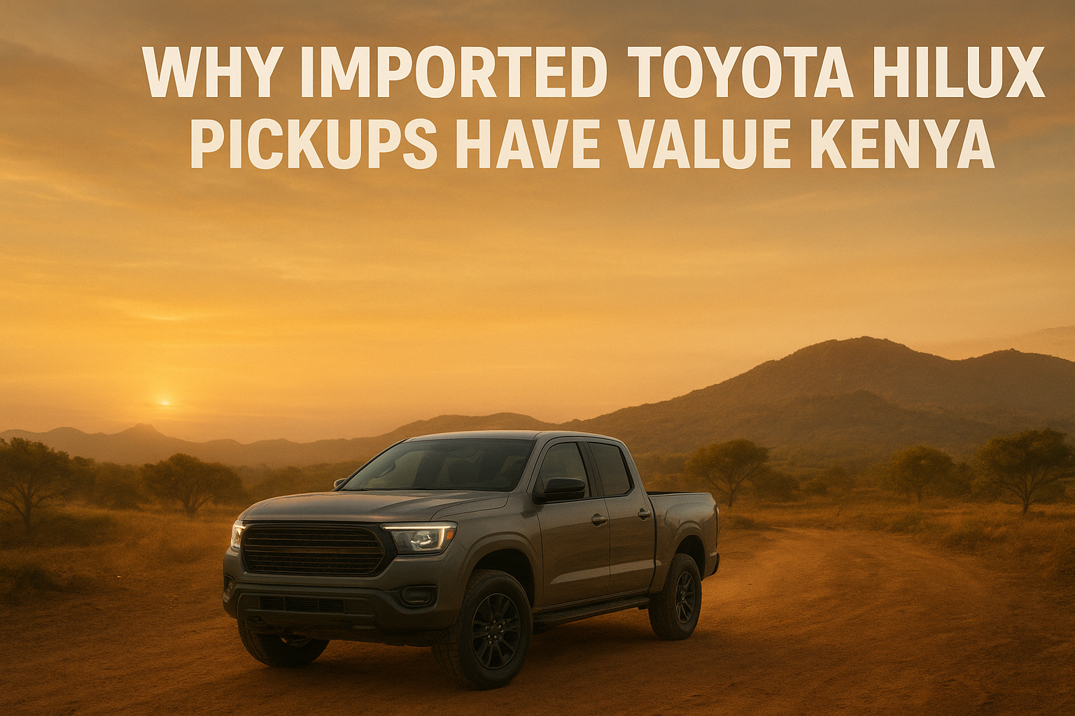 Why Imported Toyota Hilux Pickups Have Value in Kenya