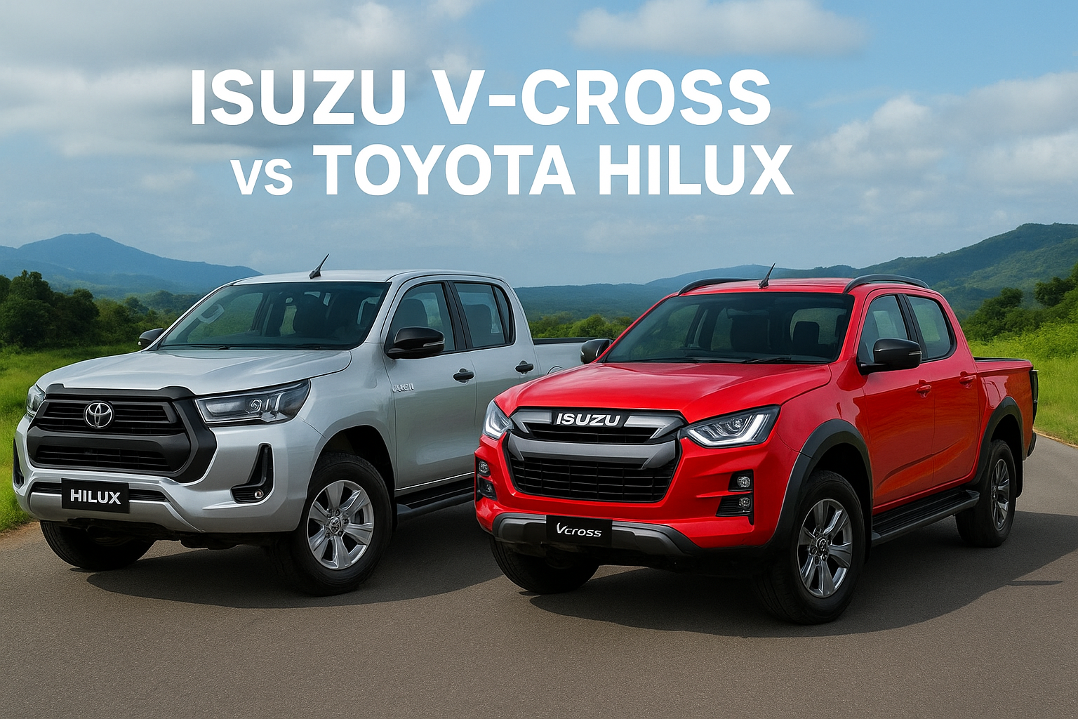 Isuzu V-Cross vs Toyota Hilux: Which One’s Right for You?