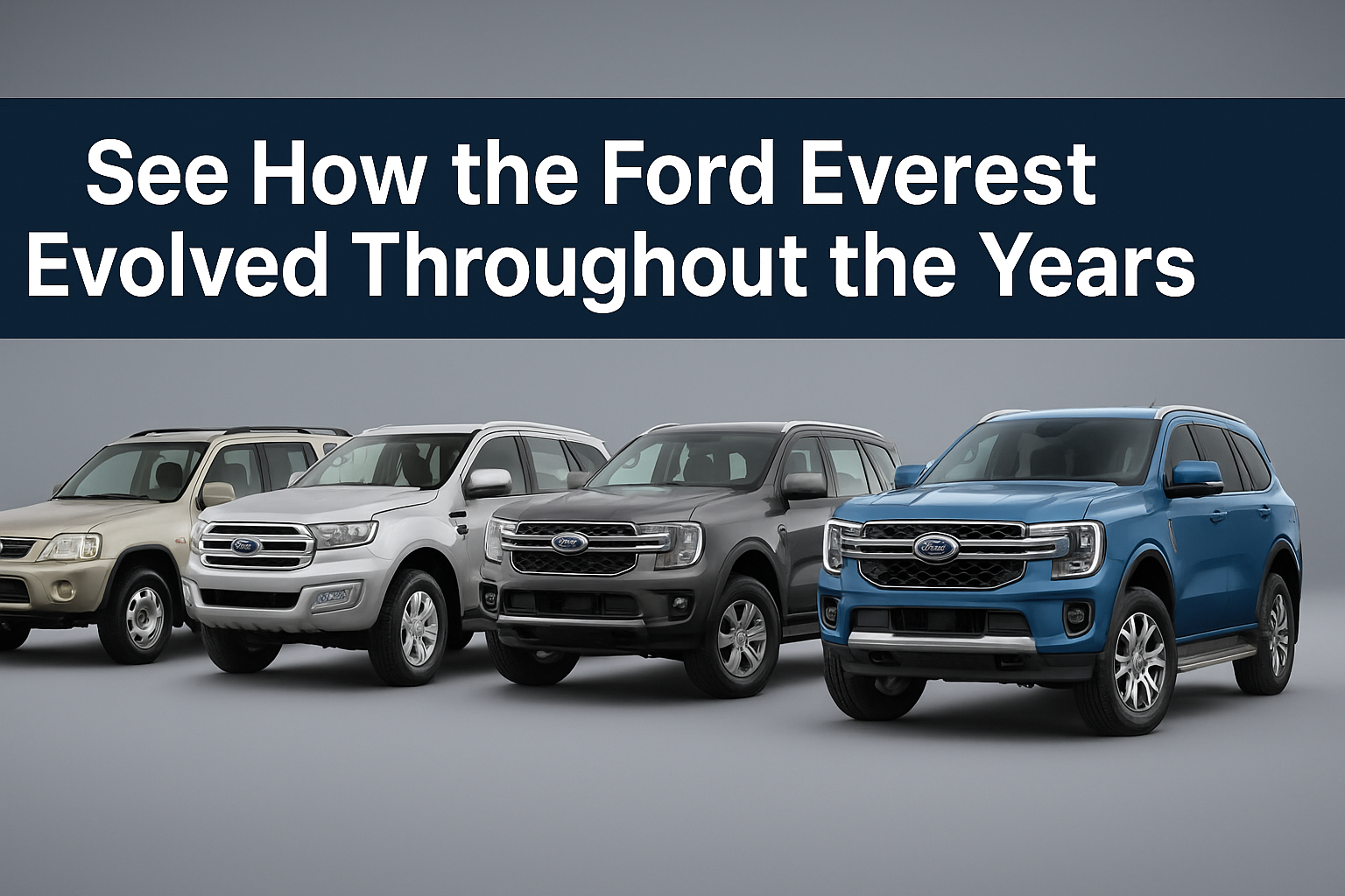 See How the Ford Everest Evolved Throughout the Years