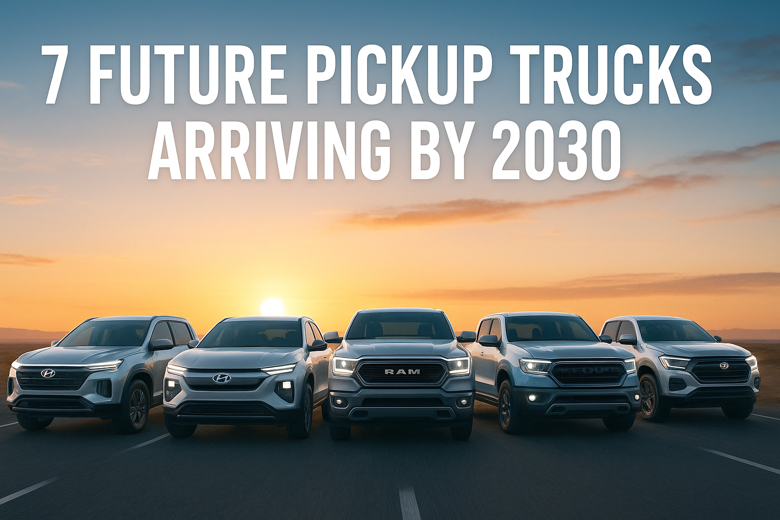 7 Future Pickup Trucks Arriving By 2030