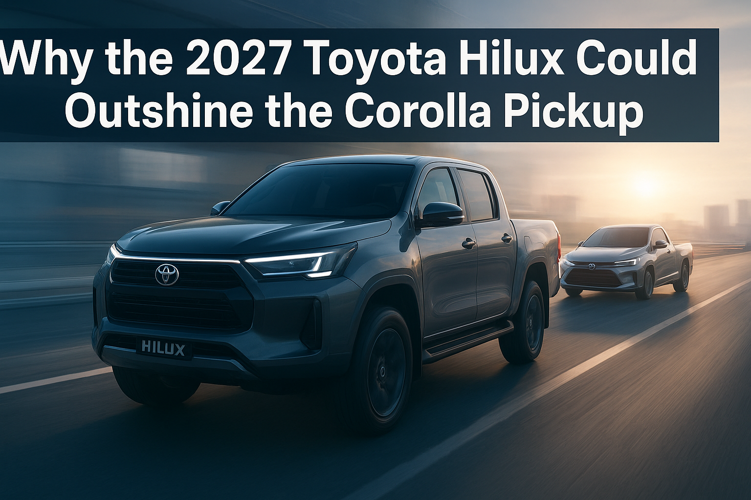 Why the 2027 Toyota Hilux Could Outshine the Corolla Pickup