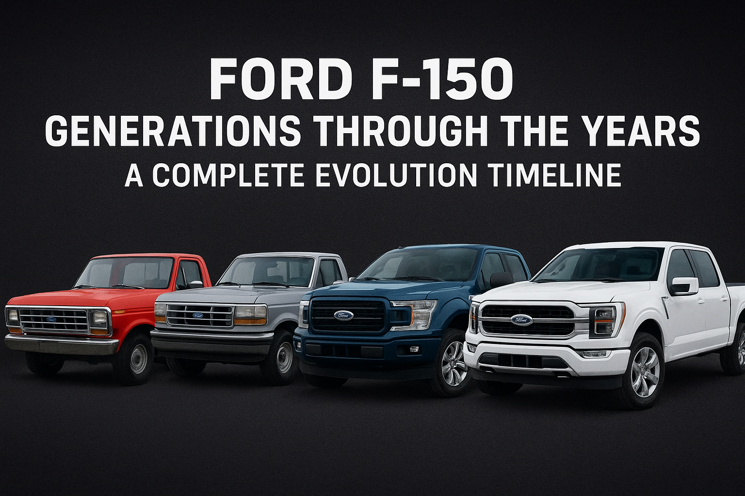 Ford F-150 Generations Through the Years: A Complete Evolution Timeline 6 Ford F-150 Generations Through the Years: A Complete Evolution Timeline