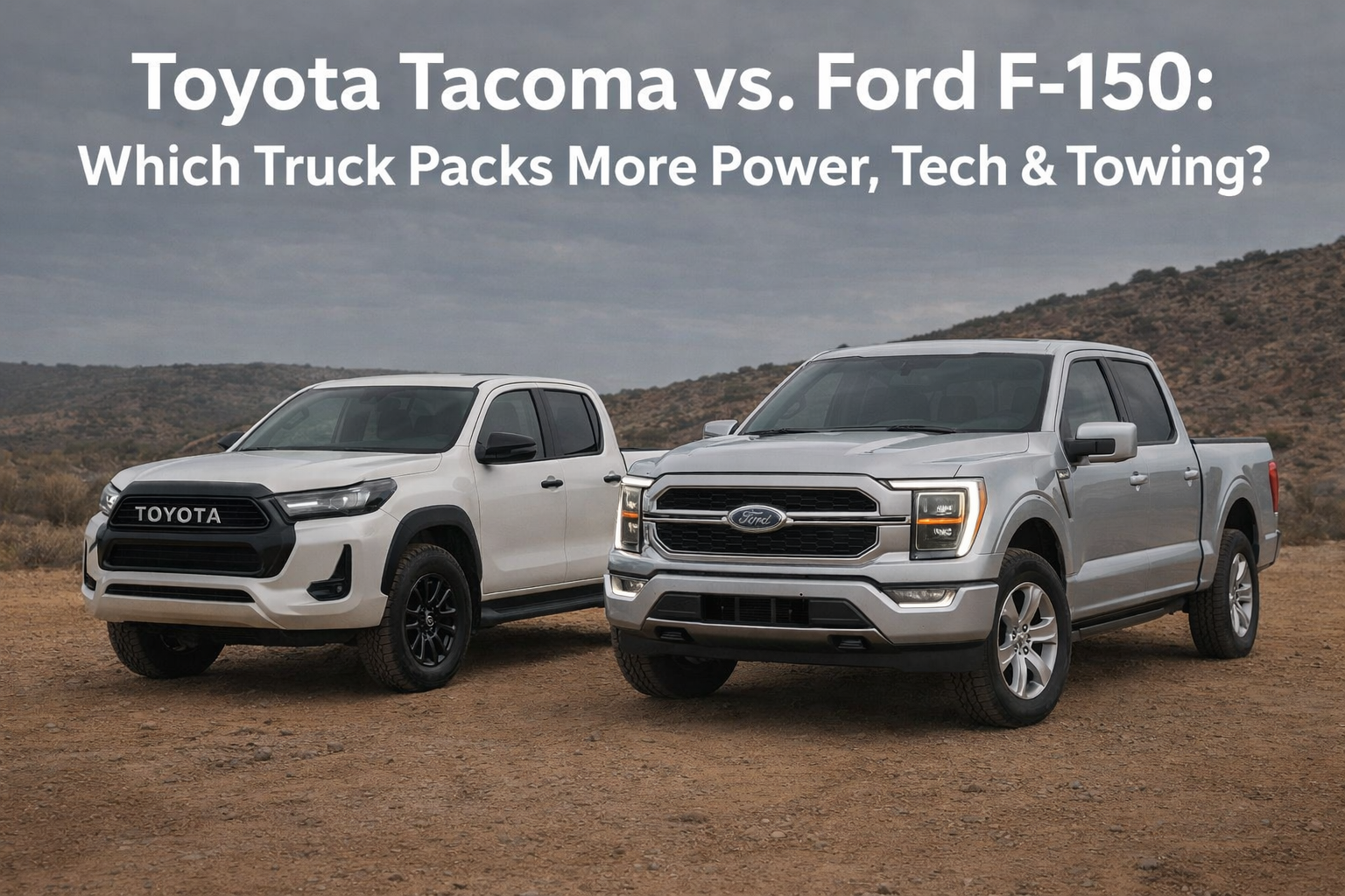 Toyota Tacoma vs. Ford F-150: Which Truck Packs More Power, Tech & Towing? 2 Toyota Tacoma vs. Ford F-150: Which Truck Packs More Power, Tech & Towing?